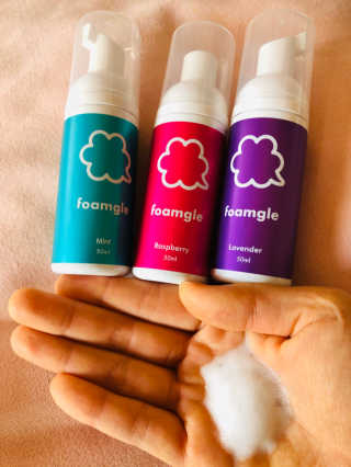 폼글 I foamgle [폼글] 거품가글 50ml 3종 - 민트, 라벤더, 라즈베리 — 5점을 준 리뷰어가 2019년 10월 올린 사용 사진