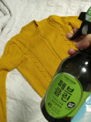 더블유드레스룸 페브클린 500ml — 5점을 준 리뷰어가 2018년 11월 올린 사용 사진