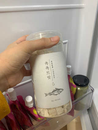 펫프렌즈 [면역력강화]첨가 북어 100퍼센트 촉촉트릿 북어 80g — 5점을 준 리뷰어가 2020년 1월 올린 사용 사진