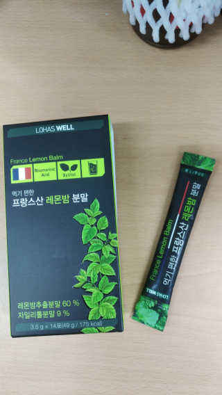 로하스웰 프랑스산 레몬밤 분말 — 4점을 준 리뷰어가 2018년 6월 올린 사용 사진
