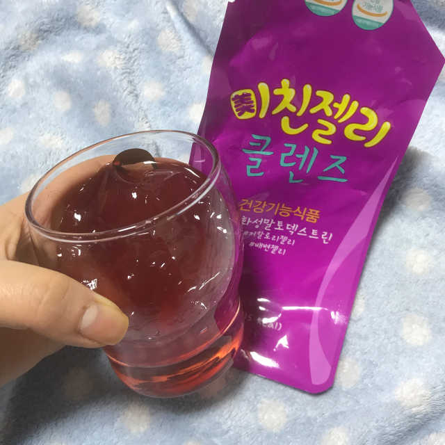 묵직한 아침을 가볍게 미친젤리 클렌즈 리뷰 사진