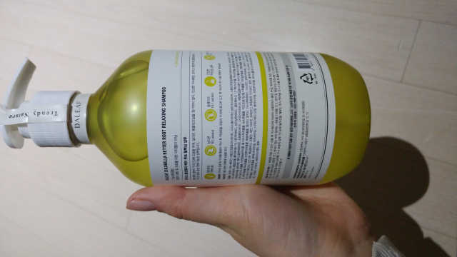 달리프 클로렐라 베러 루트 릴렉싱 샴푸 500ml 리뷰 사진