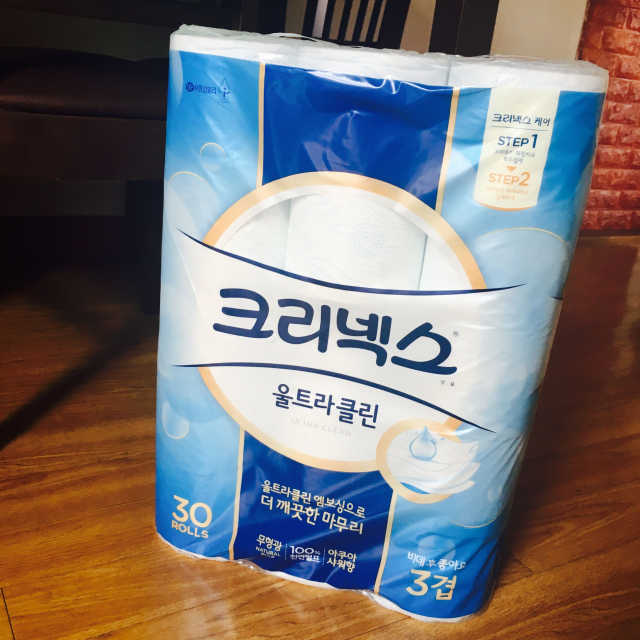 크리넥스 울트라클린 리뷰 사진