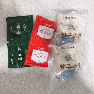 풀무원 마라덕후 모여라~ 사천식 마라쌀국수+마라볶음쌀국수 — 5점을 준 리뷰어가 2019년 10월 올린 사용 사진