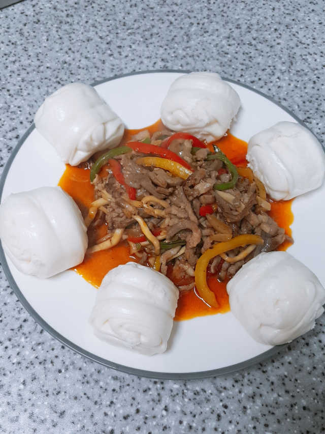 고추잡채와 꽃빵 밀키트 리뷰 사진