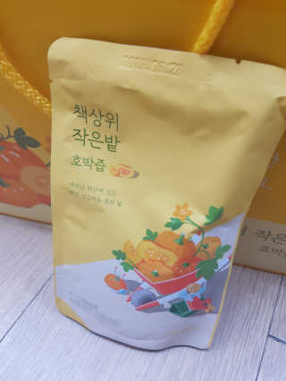 랩노쉬 책상위 작은밭 호박즙 — 5점을 준 리뷰어가 2017년 7월 올린 사용 사진