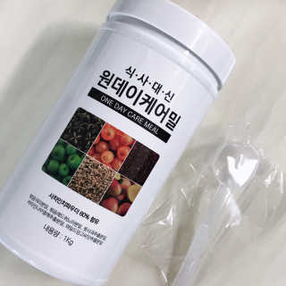 (주)이스터비엔에프 식사대용선식 원데이케어밀 1KG 대용량 — 4.5점을 준 리뷰어가 2019년 1월 올린 사용 사진