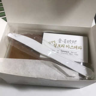 김성일찰보리카스테라 — 3.5점을 준 리뷰어가 2019년 3월 올린 사용 사진