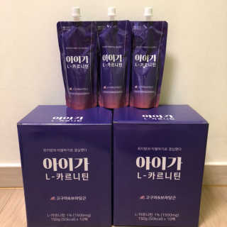 오엔엘 아이가 L-카르니틴 2박스 — 4.5점을 준 리뷰어가 2019년 4월 올린 사용 사진