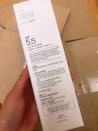 포므시 스노우화이트클렌징폼pH5.5 — 3점을 준 리뷰어가 2019년 8월 올린 사용 사진