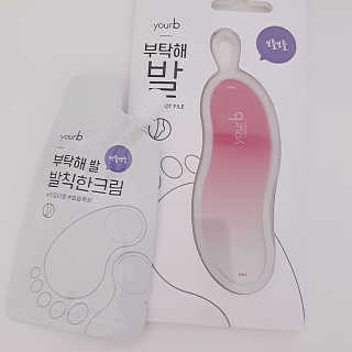 유어비 부탁해 발 부탁해 발 글라스 풋 파일 — 4점을 준 리뷰어가 2019년 5월 올린 사용 사진