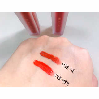 [블랙루즈] 에어 핏 벨벳 틴트5 1+1 — 5점을 준 리뷰어가 2019년 11월 올린 사용 사진