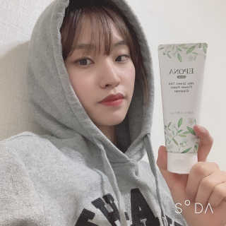 에포나 제주 녹차꽃 화산송이 폼클렌저 — 5점을 준 리뷰어가 2019년 2월 올린 사용 사진