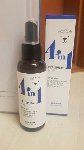 강아지스토리 포인원 모이스처 미스트 100ml — 3점을 준 리뷰어가 2018년 11월 올린 사용 사진