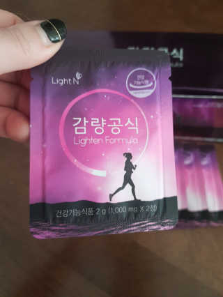 [감량공식] 다이어트 건강기능식품 — 5점을 준 리뷰어가 2020년 1월 올린 사용 사진