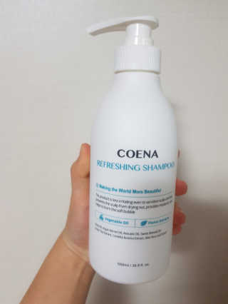 코에나샴푸 500ml — 4점을 준 리뷰어가 2019년 8월 올린 사용 사진