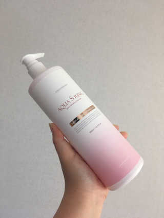 아쿠아큐링 아쿠아S링 퓨어리프레싱 헤어케어 500ml — 4.83점을 준 리뷰어가 2018년 8월 올린 사용 사진