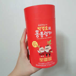 메이준뉴트리 박경호의 어린이 홍삼 홍통령젤리 30포 — 5점을 준 리뷰어가 2020년 2월 올린 사용 사진