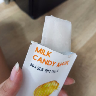 캔디오레이디 허니밀크 캔디마스크 — 3.5점을 준 리뷰어가 2016년 8월 올린 사용 사진