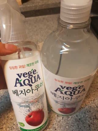 베지아쿠아 475ml + 리필 1000ml 1Set — 5점을 준 리뷰어가 2019년 7월 올린 사용 사진