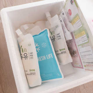 비욘드팜 잔다리마을 14일 두유 백태 3팩, 청서리태 3팩 — 3.5점을 준 리뷰어가 2019년 12월 올린 사용 사진