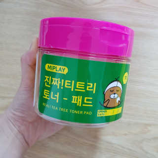 미플레이 진짜 티트리 토너 패드 — 5점을 준 리뷰어가 2018년 11월 올린 사용 사진