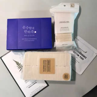 어반리브즈 프리미엄 화장솜 트라이얼 SET — 5점을 준 리뷰어가 2019년 8월 올린 사용 사진