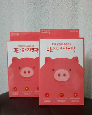 오리지널 미팩토리 3단 돼지코팩 5매입 X 2 — 5점을 준 리뷰어가 2018년 7월 올린 사용 사진