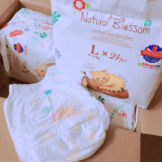 네추럴블라썸 NATURAL BLOSSOM 슈퍼 얇은 바지 기저귀 — 5점을 준 리뷰어가 2018년 12월 올린 사용 사진