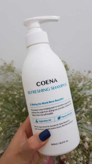 코에나샴푸 500ml — 4.5점을 준 리뷰어가 2019년 7월 올린 사용 사진