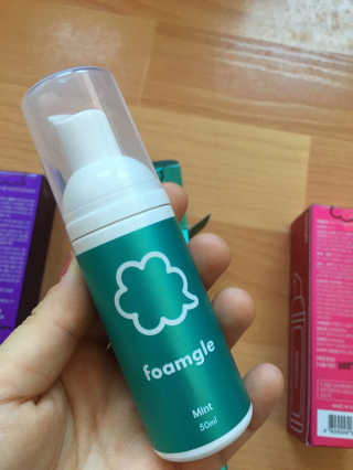 폼글 I foamgle [폼글] 거품가글 50ml 3종 - 민트, 라벤더, 라즈베리 — 2점을 준 리뷰어가 2019년 11월 올린 사용 사진