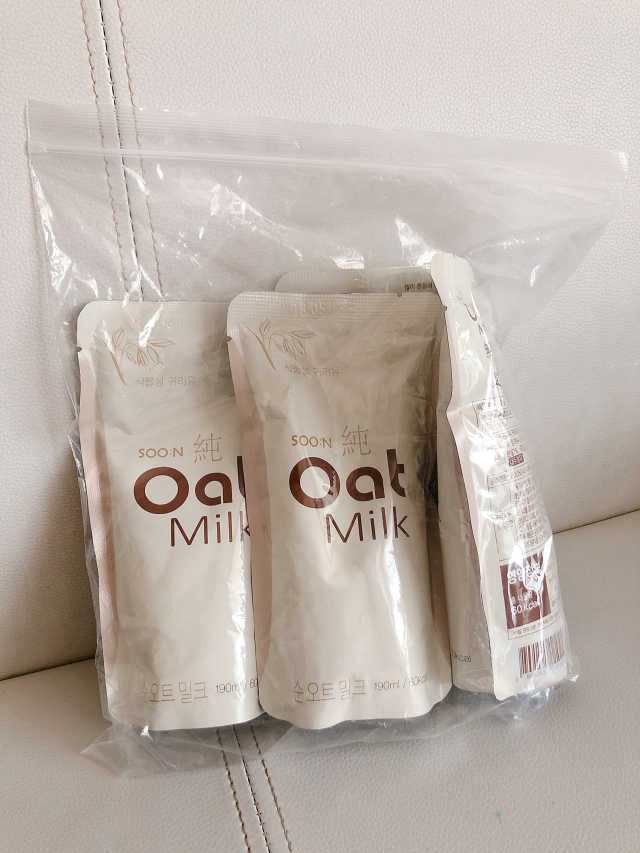 순오트밀크, soon oat milk 리뷰 사진