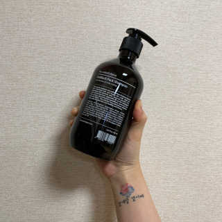 the naked object [탈모볼륨샴푸] 디블랙 팩 샴푸 — 5점을 준 리뷰어가 2019년 12월 올린 사용 사진