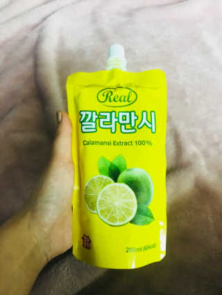 장수농가 리얼깔라만시 — 3.33점을 준 리뷰어가 2018년 4월 올린 사용 사진