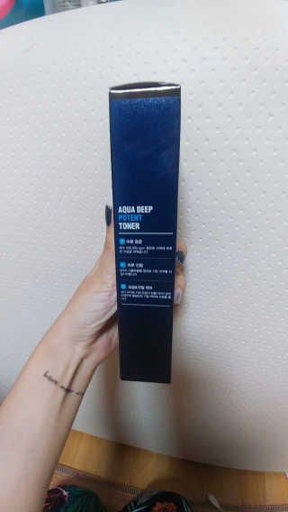 다슈코리아 다슈 맨즈 아쿠아 딥 포텐 토너 153ml — 4점을 준 리뷰어가 2019년 6월 올린 사용 사진