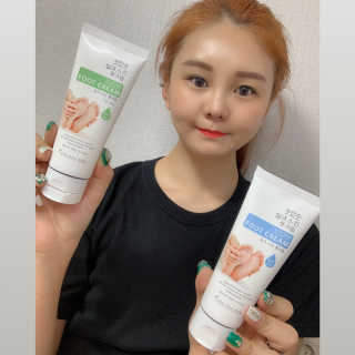(주)에네스티 에네스티 수안수 실크스킨 풋크림 1+1 — 5점을 준 리뷰어가 2019년 12월 올린 사용 사진