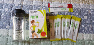 티젠 레몬밤 + 마이보틀 — 5점을 준 리뷰어가 2018년 7월 올린 사용 사진