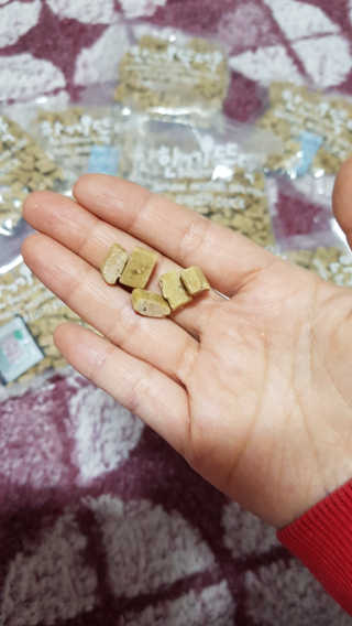 [펫토리아] 맛도 영양도 BEST 한끼뚝딱 강아지 사료 — 5점을 준 리뷰어가 2018년 12월 올린 사용 사진