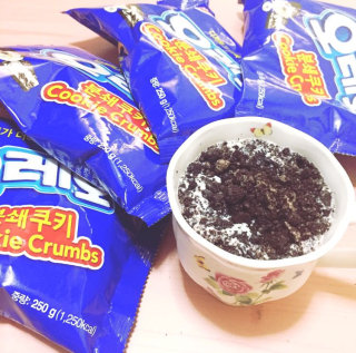 오레오 분쇄쿠키 — 4점을 준 리뷰어가 2016년 9월 올린 사용 사진