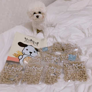 [펫토리아] 맛도 영양도 BEST 한끼뚝딱 강아지 사료 — 5점을 준 리뷰어가 2018년 12월 올린 사용 사진