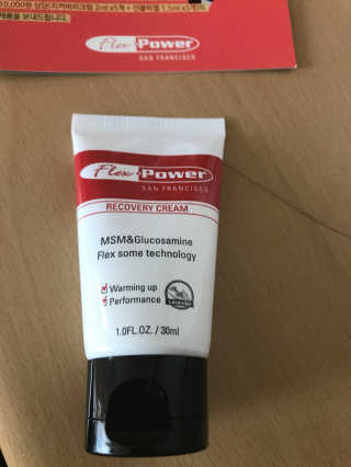 플렉스파워에이더블유에스 리커버리크림 30ml — 3.67점을 준 리뷰어가 2017년 9월 올린 사용 사진