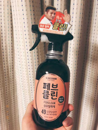 더블유드레스룸 페브클린 500ml — 4.17점을 준 리뷰어가 2018년 11월 올린 사용 사진