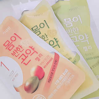 몸반곤 몸이반한 이중 곤약젤리 저칼로리4종_총8파우치 — 4.5점을 준 리뷰어가 2019년 3월 올린 사용 사진