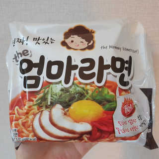 라면 그대로가 제일 맛있는 더엄마라면 — 5점을 준 리뷰어가 2019년 7월 올린 사용 사진