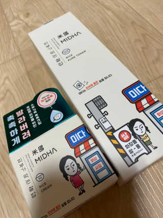 [미다] 쌀뜨물 세범 토너 + 쌀 크림 [지성,모든피부] — 5점을 준 리뷰어가 2019년 12월 올린 사용 사진
