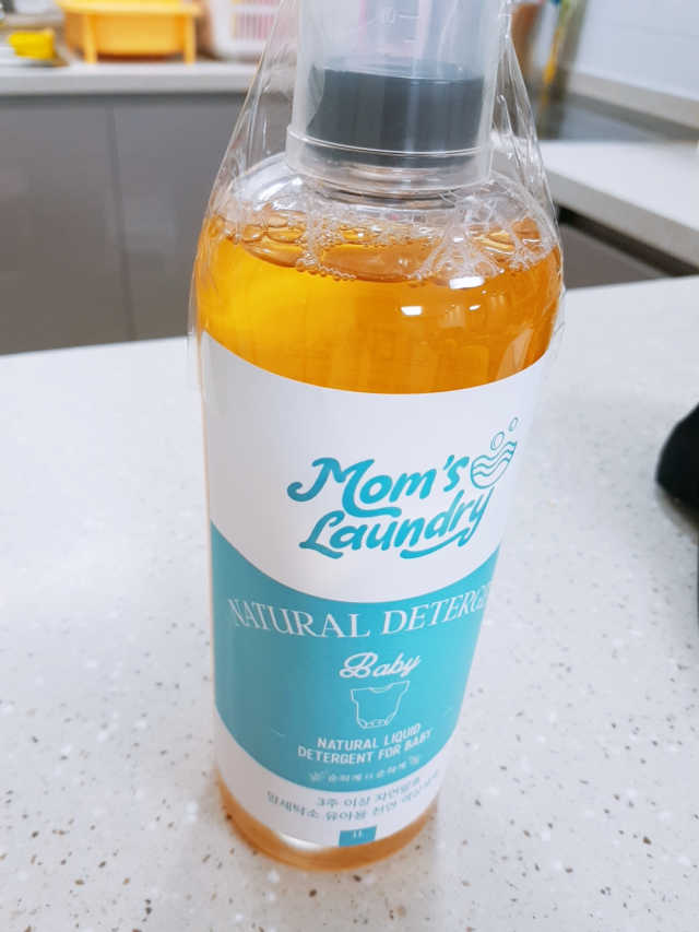 맘스런드리 천연 액상세제 리뷰 사진