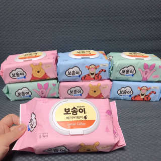 보솜이 아기물티슈 베이비케어 푸에디션 캡 74매 10입 — 5점을 준 리뷰어가 2019년 4월 올린 사용 사진