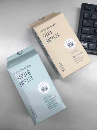 [착한습관]건강한 한끼, 귀리 쉐이크와 서리태 쉐이크 — 5점을 준 리뷰어가 2019년 7월 올린 사용 사진