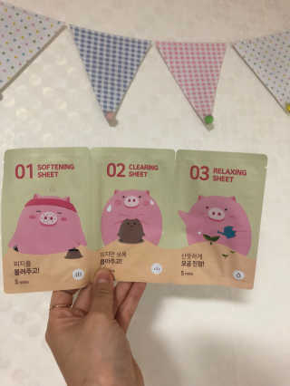 미팩토리 3단 돼지코팩 3매입 X 2 — 5점을 준 리뷰어가 2018년 8월 올린 사용 사진