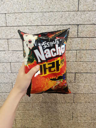 오징어땅콩,도도한나쵸 오징어땅콩 마라맛, 도도한나쵸 마라맛 — 3.5점을 준 리뷰어가 2019년 8월 올린 사용 사진